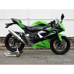 Ninja250SL（ニンジャ） リアエキゾーストマフラー ラウンド カーボン