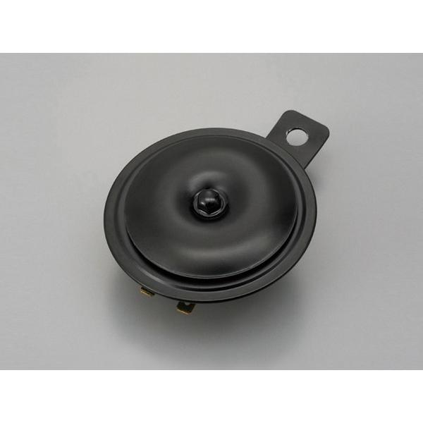 ホーン12V 低音 外径Φ80 ステー穴Φ8 ブラック DAYTONA（デイトナ）