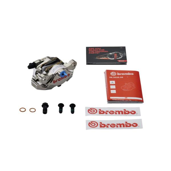 120.A441.40 CNC リアキャリパー 2P Φ34 ニッケルコート 84mmピッチ BRE...