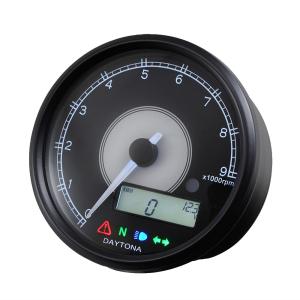 VELONA 電気式タコ/スピードメーター Φ80 9000rpm　ステンレスボディ