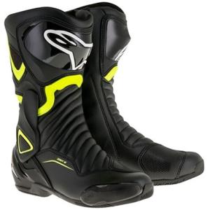 SMX6 レースブーツ ブラック/蛍光イエロー 40/25.5cm アルパインスターズ（alpinestars）｜hamashoparts