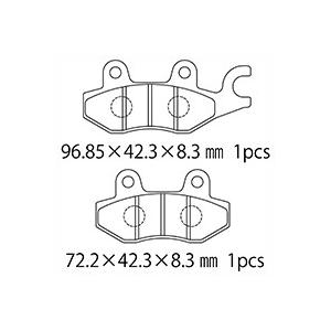 A61-011YN ブレーキパッド NTB｜バイク メンテ館