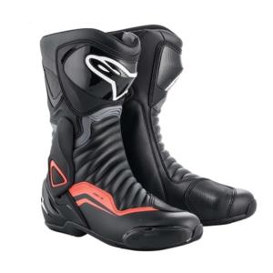 SMX 6 V2 BOOT 3017（レーシングブーツ） 1130 BLACK GRAY RED FLUO 38/24.0cm アルパインスターズ（alpinestars）｜hamashoparts