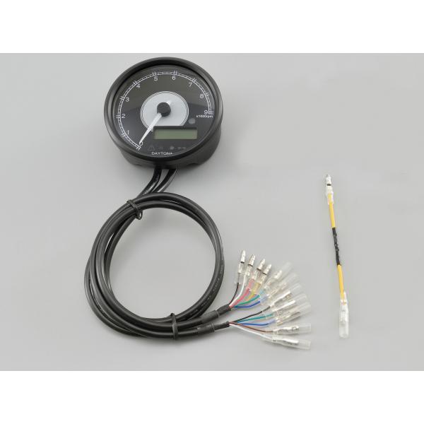 VELONA 電気式タコ＆スピードメーター Φ80 9000rpｍ DAYTONA（デイトナ）