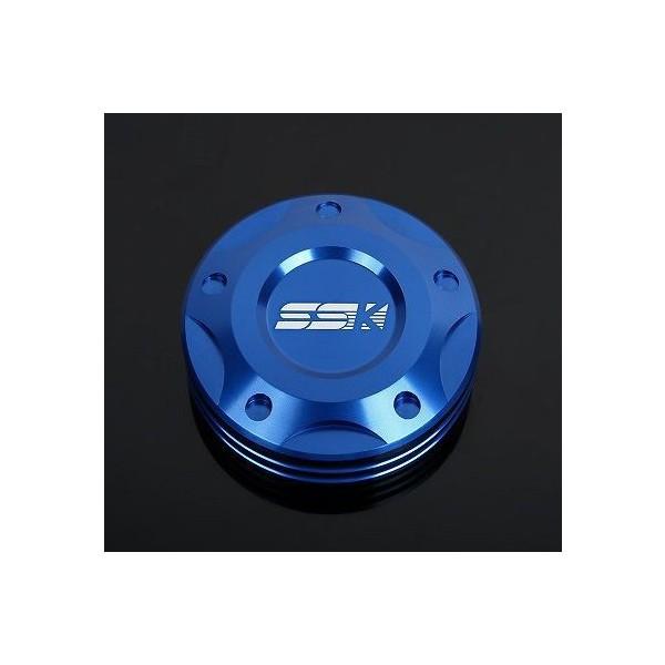GSX-R600（01〜17年） フロントブレーキ用 マスターシリンダーキャップ ブルー SSK S...