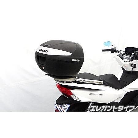 SHAD製リアボックス付 タンデムバー エレガントタイプ ウイルズウィン（WirusWin） PCX...