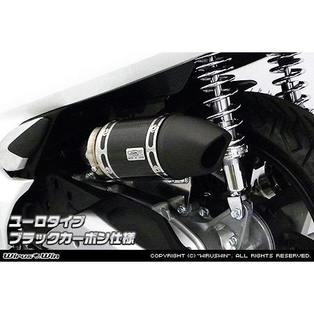 サイレンサー型エアクリーナーキット ユーロタイプ ブラックカーボン仕様 ウイルズウィン（WirusW...
