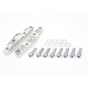 フロントキャリパーサポート brembo40mmピッチ対応 シルバー ACTIVE