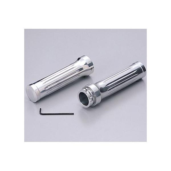 ドラッグスター1100（DRAGSTAR） アルミグリップ Φ1インチ（25.4mm）ハンドル用 ビ...