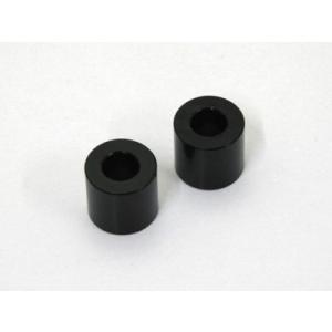 M6（1/4）アルミスペーサー T20 ブラック 1PC POSH（ポッシュ）