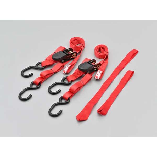 タイダウンベルト ラチェット レッド DAYTONA（デイトナ）