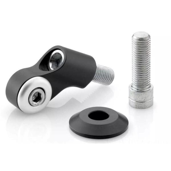 BS736B ミラーアダプタ ブラック rizoma（リゾマ）