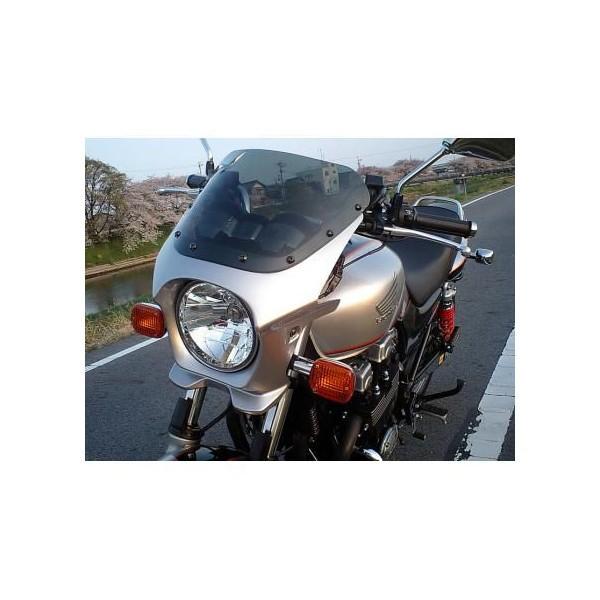 CB1300SF 汎用ビキニカウル DS-01 typeエアロ クリアスクリーン（デジタルシルバーメ...