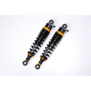 新品 ゼファー400 ZRX400 Z400FX 黒×金 サスペンション 320mm リア