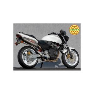 ホーネット250 ヤマモトレーシング spec A カーボンマフラー SPEC-A ステンレスマフラー4-1カーボンサイレンサー YAMAMOTO