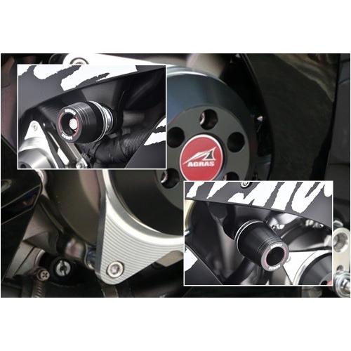 ZX-10R（16年/19年） レーシングスライダー（フレーム左右/スターターC左）ロゴ無 ジュラコ...