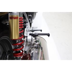 ステップバー (タンデム側) ブラック KAWASAKI系 ACTIVE（アクティブ）