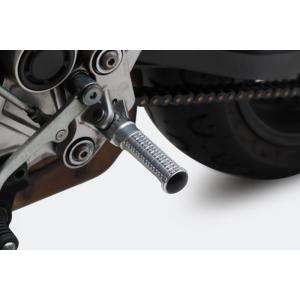 ステップバー (ライダー側) シルバーKAWASAKI系-1 ACTIVE（アクティブ）