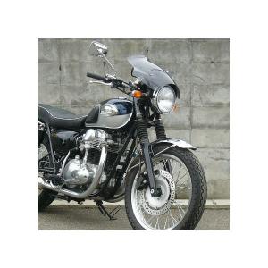 W800（11〜17年） クラシックフェンダー フロント 未塗装（黒