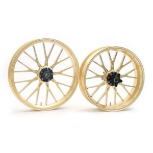 グライド17インチ 鍛造アルミホイール 10スポーク　たぶんスポーツスターL アルミ鍛造ホイール[S18] R 450-17 グロスブラック | GLIDE