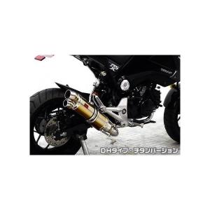 GROM（グロム）（1型）13〜15年 DDRダウンタイプマフラー DHタイプ チタン ASAKURA（浅倉商事）