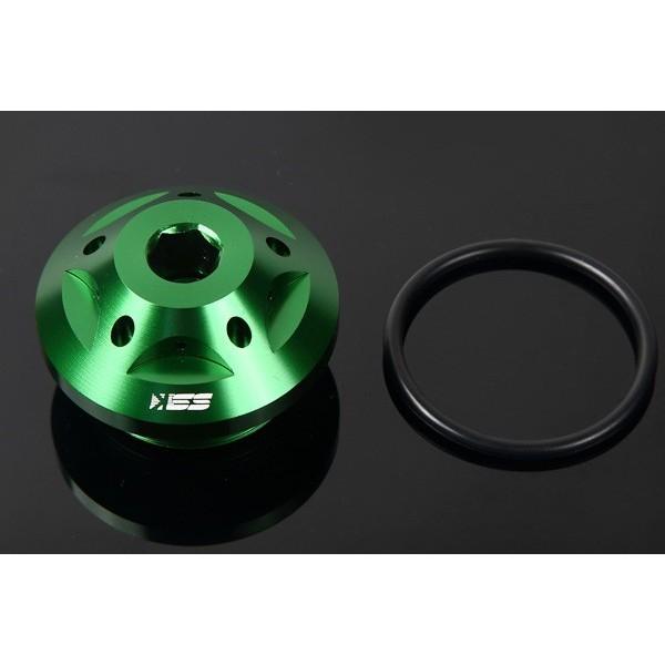 ZRX1200S/R オイルフィラーキャップ M30×P1.5 グリーン SSK SPEEDRA（ス...