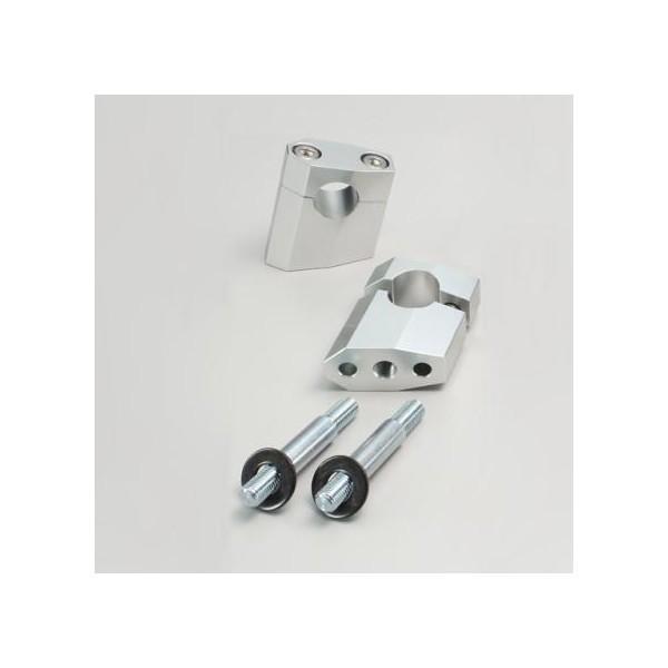 ZRX1200 R/S、ZRX1100/II ヘキサゴン型 セットバックホルダーH40 シルバー H...