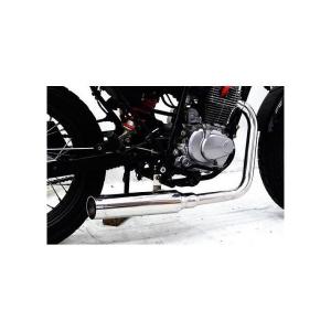 プリティー製 XJR400 ガニマタ ブレット管 ブラック 4HM