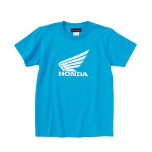 ウイングTシャツ キッズ用 B（ターコイズブルー） 130サイズ HONDA（ホンダ）｜hamashoparts