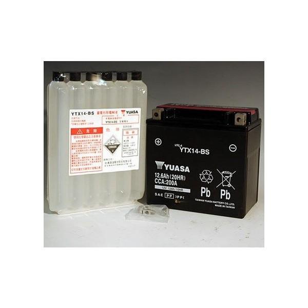 FZR1000（91年〜） YTX14-BS（YTX14-BS互換）メンテナンスフリーバッテリー 液...