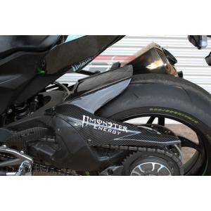 Ninja H2/H2R リアフェンダー ロングタイプ ドライカーボン 平織り艶あり SSK SPEEDRA（スピードラ）｜hamashoparts