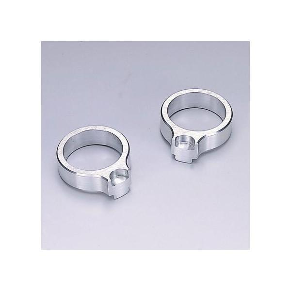 VTR1000F ハンドルアップスペーサー セパレートハンドル車用H13 内径φ41mm シルバー ...