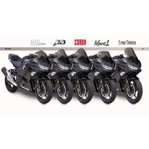 ゼログラビティ Ninja400/250 18~ スクリーン　ダブルバブル Ninja400（ニンジャ）18年 スクリーン ダブルバブル スモーク