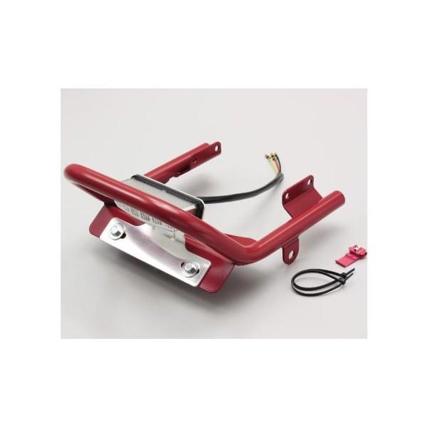 FTR223 タンデムグリップキットブラック LEDレクタングル テールランプ付クリアレンズ HUR...