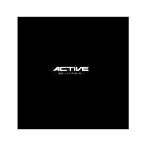 APE50（エイプ）01〜07年 ストレートオイルクーラー4.5-7R シリンダー取出タイプ用ステーセット（横）ブラック仕様 ACTIVE（アクティブ）｜hamashoparts