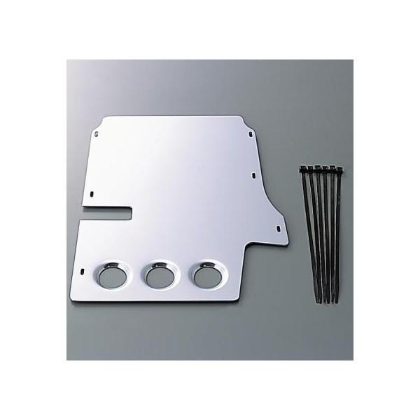 グラストラッカー/ビッグボーイ（〜08年） アルミマッドガード ポリッシュアルマイト HURRICA...