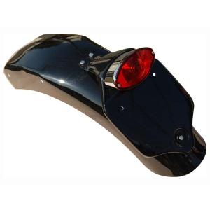 タイプSリアフェンダー 丸形テールランプ&ナンバーベース付き