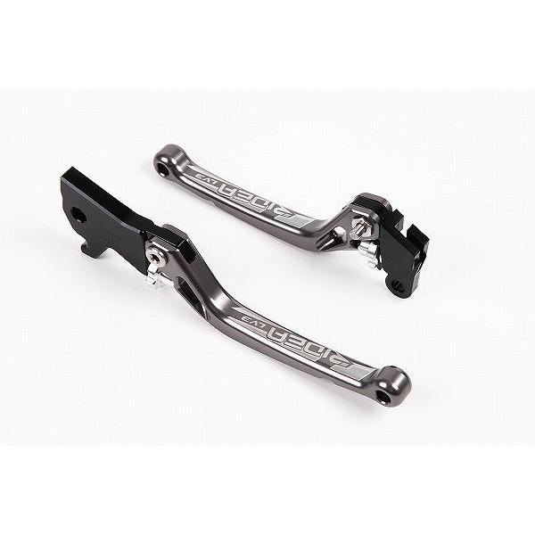 アドレスV125（ADDRESS） ノブアジャストブレーキレバー 左右セット チタン RIDEA（リ...