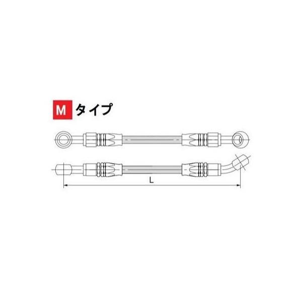 ZRX1100・ZRX1200 クラッチホース フルステンレス製 ノーマル長 HURRICANE（ハ...