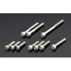 Z1000 80〜85年 Z/KZエンジンカバーボルトセット ミッションカバーボルト ステンレス P...