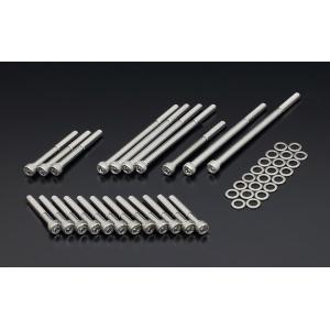 Z750 72〜80年 Z/KZエンジンカバーボルトセット Z/KZクランクケースボルト ステンレス...