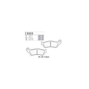 XCオフロード用 リアブレーキパッド カーボンロレーヌ（CARBONE LORRAINE） CAGIVA W12 350 年式：91-93｜hamashoparts