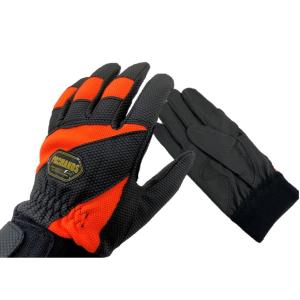 作業手袋　富士グローブPROHANDS　（プロハンズ）PU-625　オレンジ　Ｌサイズ｜hamashouten