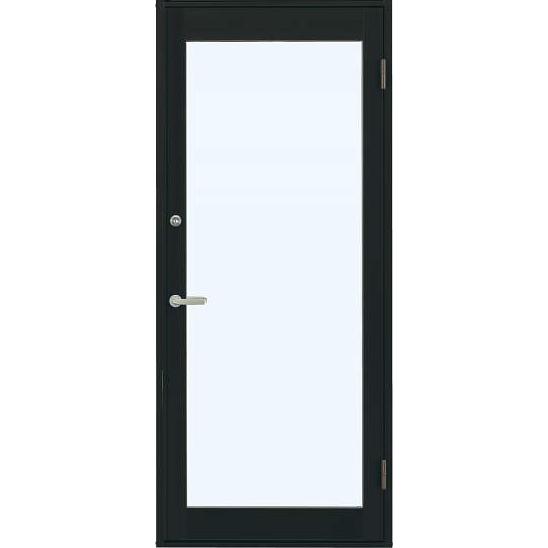 アルミサッシ YKK 店舗ドア 7TD W868×H2018 片開き 複層 ドアクローザー付