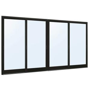 ４枚建ちサッシ　ガラス無　枠あり　フルセット　中古品　状態良　６００００円 LIXIL（リクシル） 引き違い窓 4枚建 ATU 特注寸法 W2501〜3000×H1531