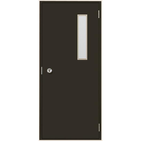 LIXIL 半外付 フラッシュドア 立額縁　小窓付 W803×H1974 （0820）