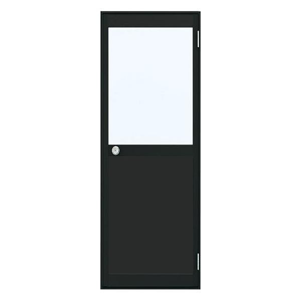 アルミサッシ YKK 半外 勝手口ドア 框ドアタイプ W650×H2007 （65020） 2HD