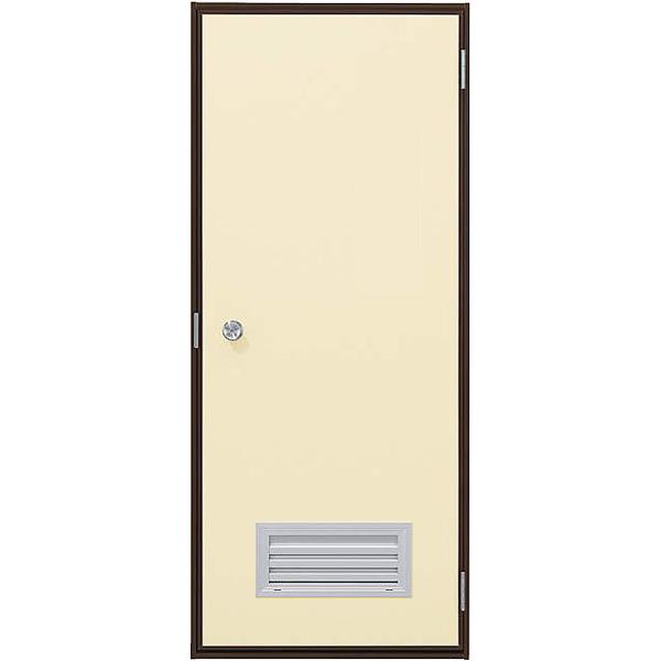 アルミサッシ YKK 半外 フラッシュドア ガラリ付 W785×H1840 （78518）