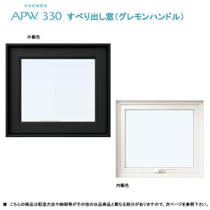 YKK AP ALL樹脂サッシ APW 横滑り出し窓 W780×H500（074043）LOW