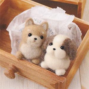 フェルト羊毛 うさたま しば犬＆シーズー フェルト M便[1/2]